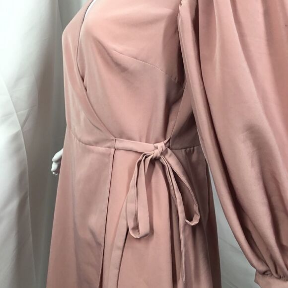 Topshop Ovoid Sleeve Wrap Dress (G3) - Picture 5 of 7